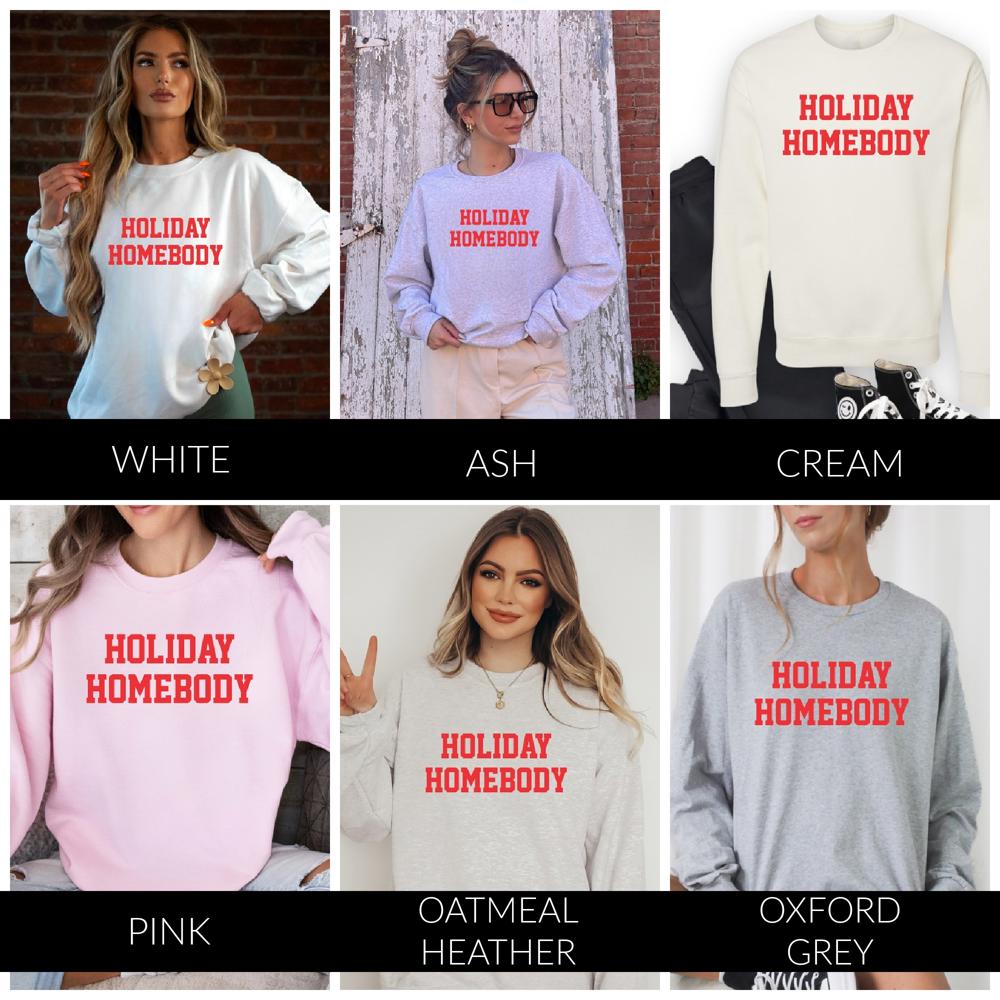 DaniEmCo HOLIDAY HOMEBODY Sweatshirt | Cozy Winter Fleece Crewneck