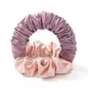 Blush DaniEmCo OVERNIGHT CURLS Scrunchie | Bun Wrap Curler | Curl While You Sleep