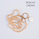 Peachy Cream DaniEmCo HAND KNOTTED BEAD LANYARDS | Teacher | Work | Student