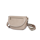 Cream DaniEmCo HARLIE Crossbody Bag | Sling Handbag | Vegan Leather | Pattern Removable Strap