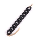 Black DaniEmCo Chunky Chain Bracelets | Fun Chain Design | Gold Clasp