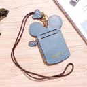 Blue DaniEmCo MAGICAL TRAVELS Lanyard | Ticket Credit Card Holder Wallet