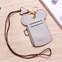 Gray DaniEmCo MAGICAL TRAVELS Lanyard | Ticket Credit Card Holder Wallet