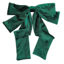 Emerald DaniEmCo Velvet Bow Hair Clip | 7 Colors | Velvety Soft Hair Barrette Clips