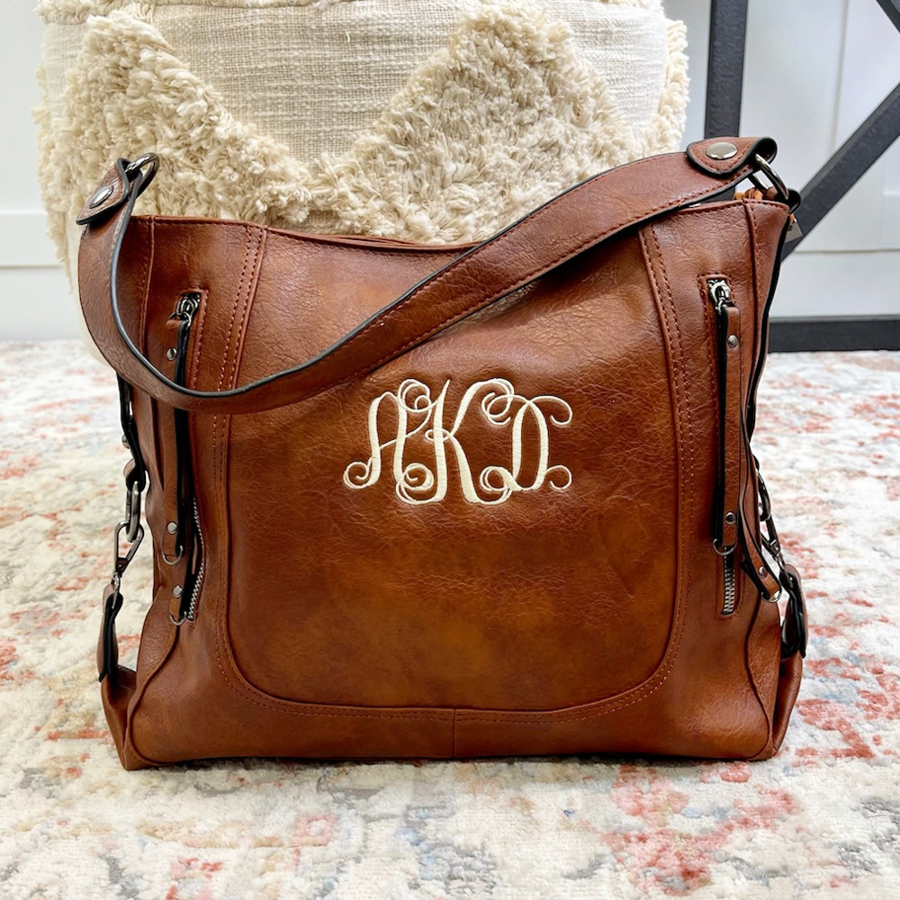 DaniEmCo LAKIN HANDBAG Purse | Vegan Leather Bag | Optional Monogram | Personalized Handbag