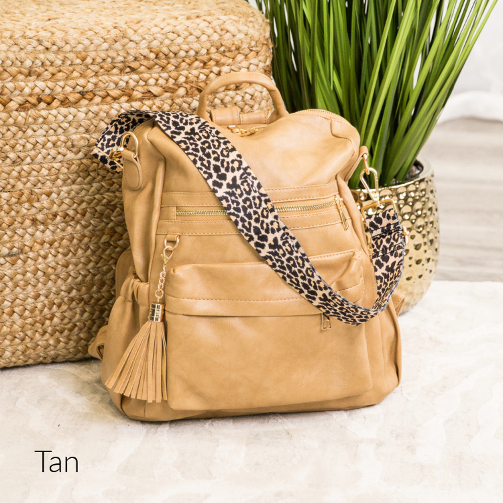 DaniEmCo Madi Backpack | Convertible Bag | Vegan Leather Handbag