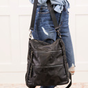  DaniEmCo RORY Nylon Convertible Backpack | Optional Monogram | Everyday Handbag | Diaper Bag