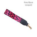 Strap: Leopard Pink/Black DaniEmCo Quilted Wallet Wristlet | Removable Strap | Credit Card Holder Wallets