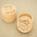  DaniEmCo TOOTH FAIRY BOX | Kids Personalized Gift | Engraved Name