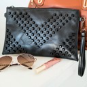  DaniEmCo Skya Black Crossbody Clutch | 2 Ways To Wear | Boutique Style | Studded Design Bag