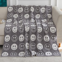 Smile Gray DaniEmCo LUX BLANKET Collection | Cozy Season Gift | Luxury Soft