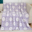 Smile Lilac DaniEmCo LUX BLANKET Collection | Cozy Season Gift | Luxury Soft