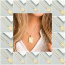  DaniEmCo Talia Gold Necklace | Personalized Initial Letter Necklace | Gift for Her