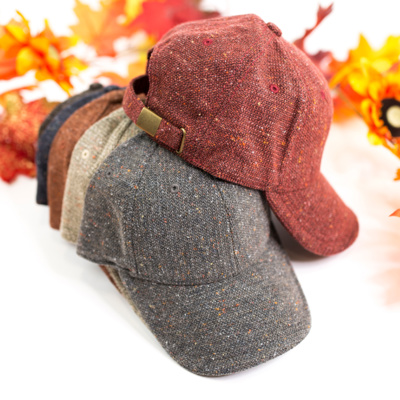 DaniEmCo BREEZY TWEED BALL CAP | Fall Fashion | Autumn Hat