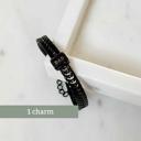 1 Charm Unisex Personalized Bracelet