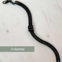 2 Charms Unisex Personalized Bracelet