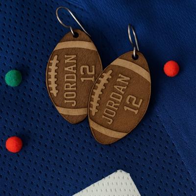 Team Spirit Football Earrings