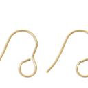 Gold-Plated Team Spirit Football Earrings