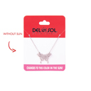  Butterfly Bar Pendant Necklace