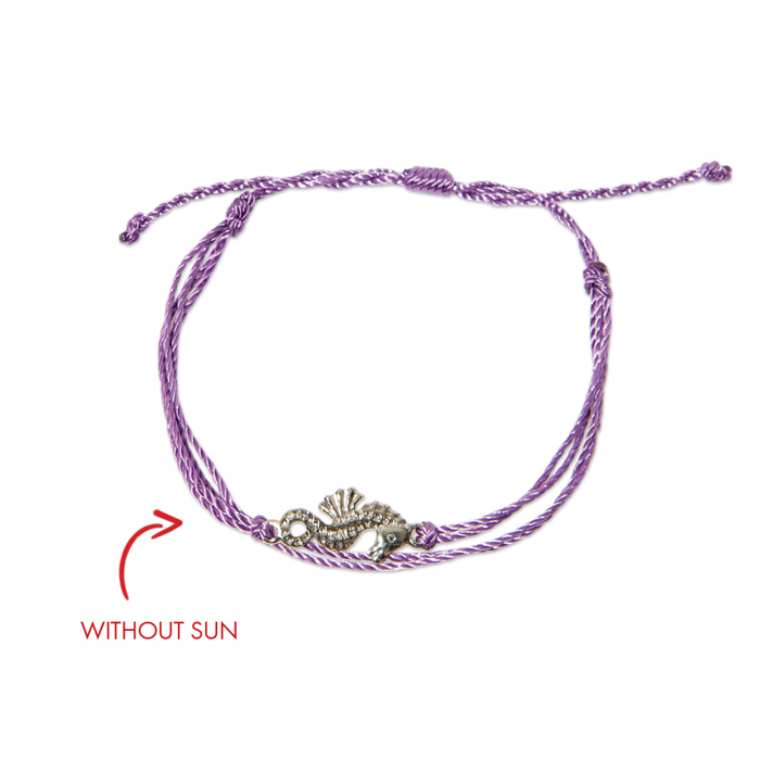 Purple Sea Horse Bracelet