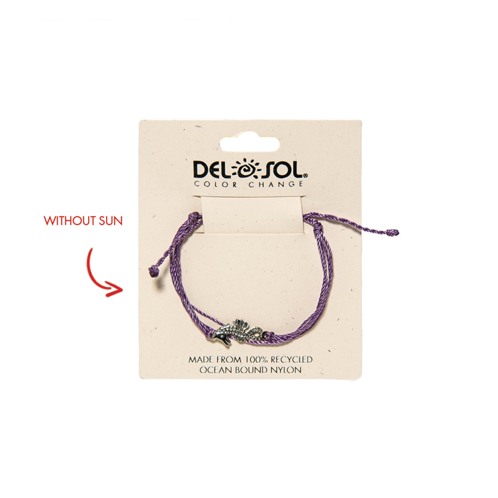 Purple Sea Horse Bracelet