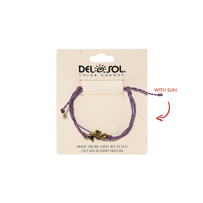 Purple Sea Horse Bracelet