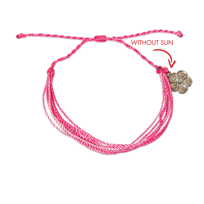 Pink Flower Bracelet