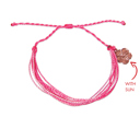  Pink Flower Bracelet