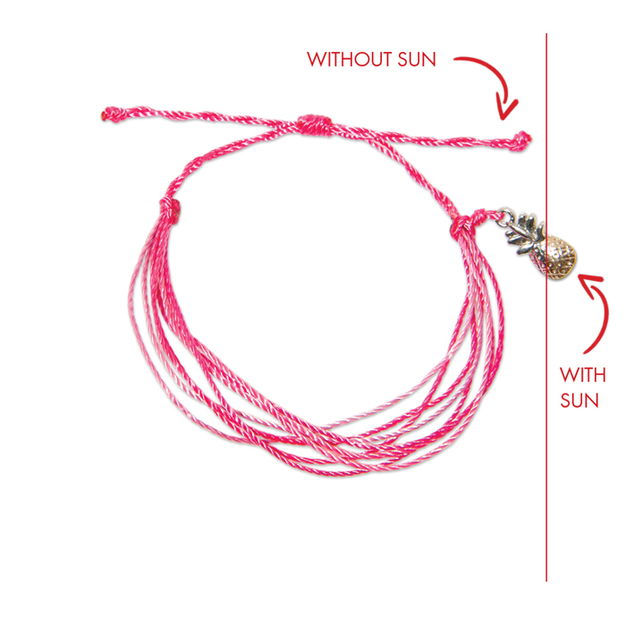 Pink Pinapple Bracelet