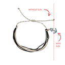  Black Gray Anchor Bracelet
