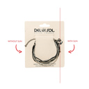  Black Gray Anchor Bracelet