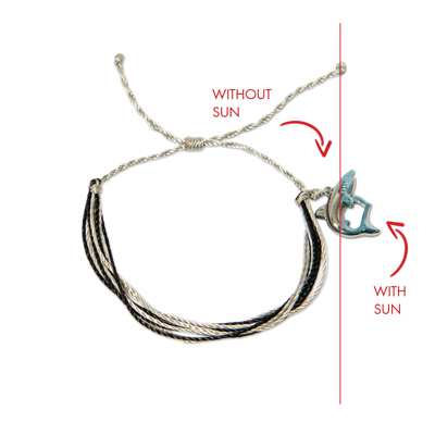 Black Gray Shark Bracelet