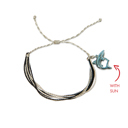  Black Gray Shark Bracelet