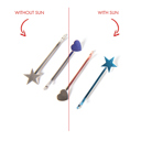  Hair Pin Hearts & Stars