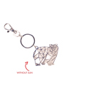  Metal Bear Gold Key Chain