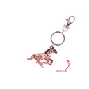  Metal Horse Red Key Chain