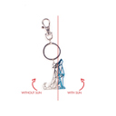  Metal Wolf Blue Key Chain