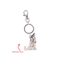 Metal Wolf Blue Key Chain