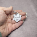  Custom Personalized Snowflake Ornament with Name & Year 
