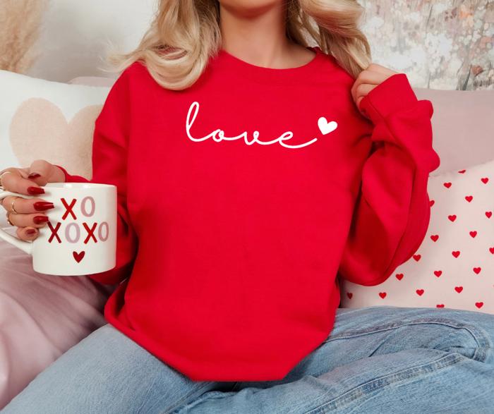 Love Sweatshirt | Valentine's Day Sweatshirt