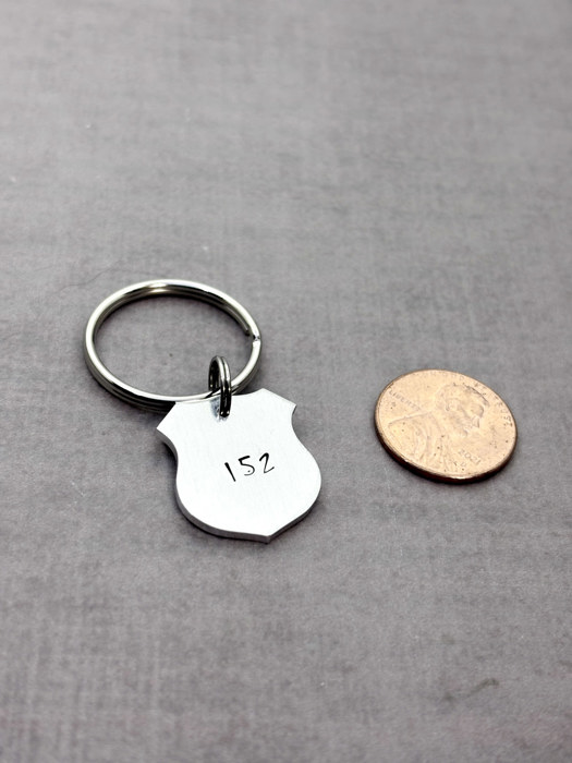 Personalized Police Officer Gift Set , Always Come Home Safe to Me + Custom Badge