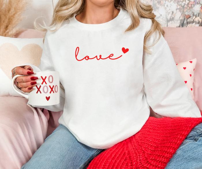 Love Sweatshirt | Valentine's Day Sweatshirt