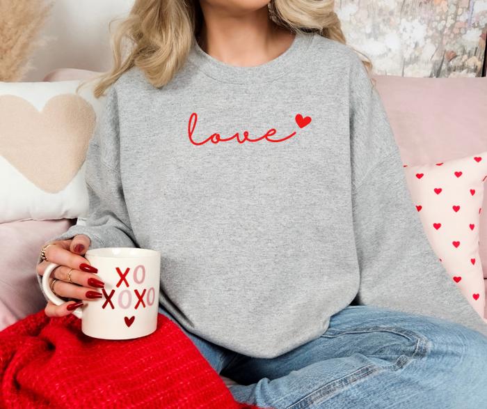 Love Sweatshirt | Valentine's Day Sweatshirt