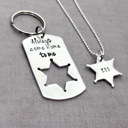  Personalized Sheriff Officer Gift Set , Always Come Home to Me + Custom Badge