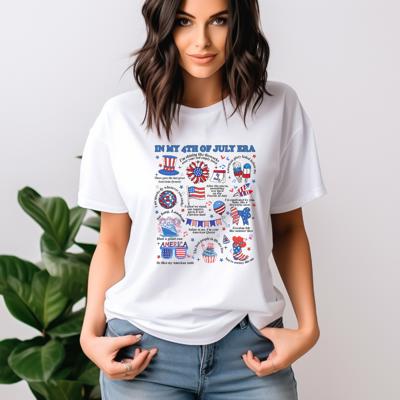 In My 4th of July Era Tee � Patriotic Pop Culture Shirt