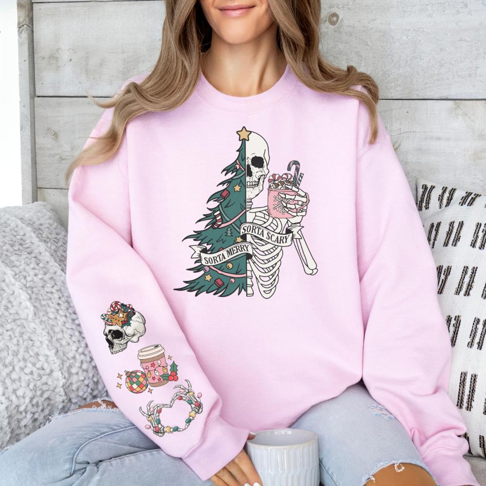 Sorta Merry Sorta Scary Christmas Sweatshirt