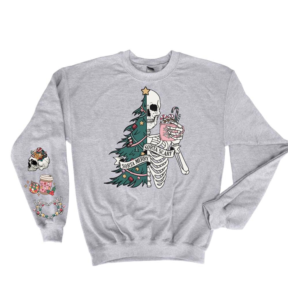 Sorta Merry Sorta Scary Christmas Sweatshirt