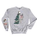 Small Gray Sorta Merry Sorta Scary Christmas Sweatshirt