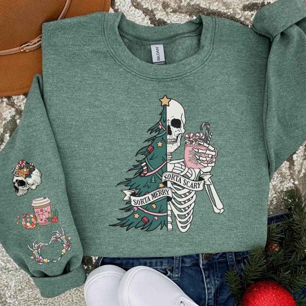 Sorta Merry Sorta Scary Christmas Sweatshirt