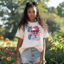 Small Ivory Chill the Fourth Out Tee – Funny Patriotic Skeleton Shirt